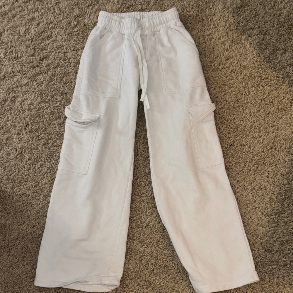 Wild Fable White Cargo Joggers